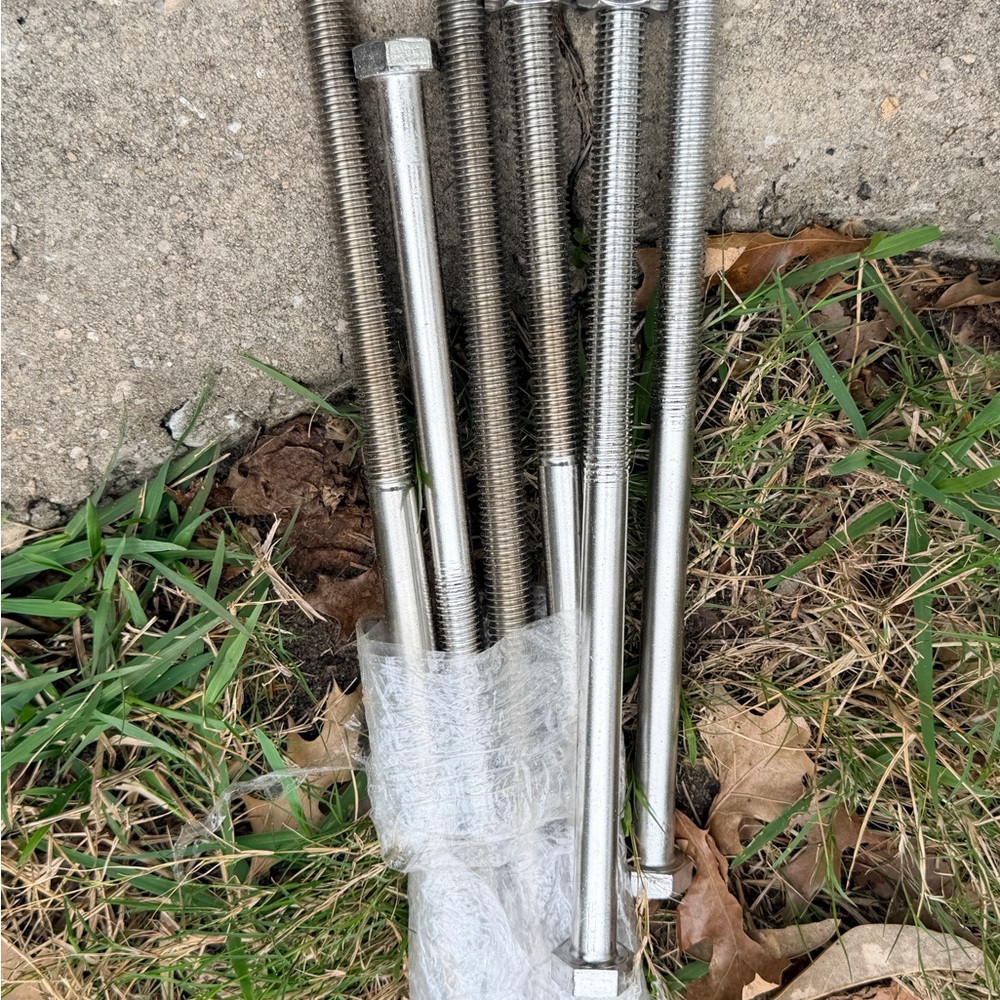 3/4 marine stainless steel hex bolts